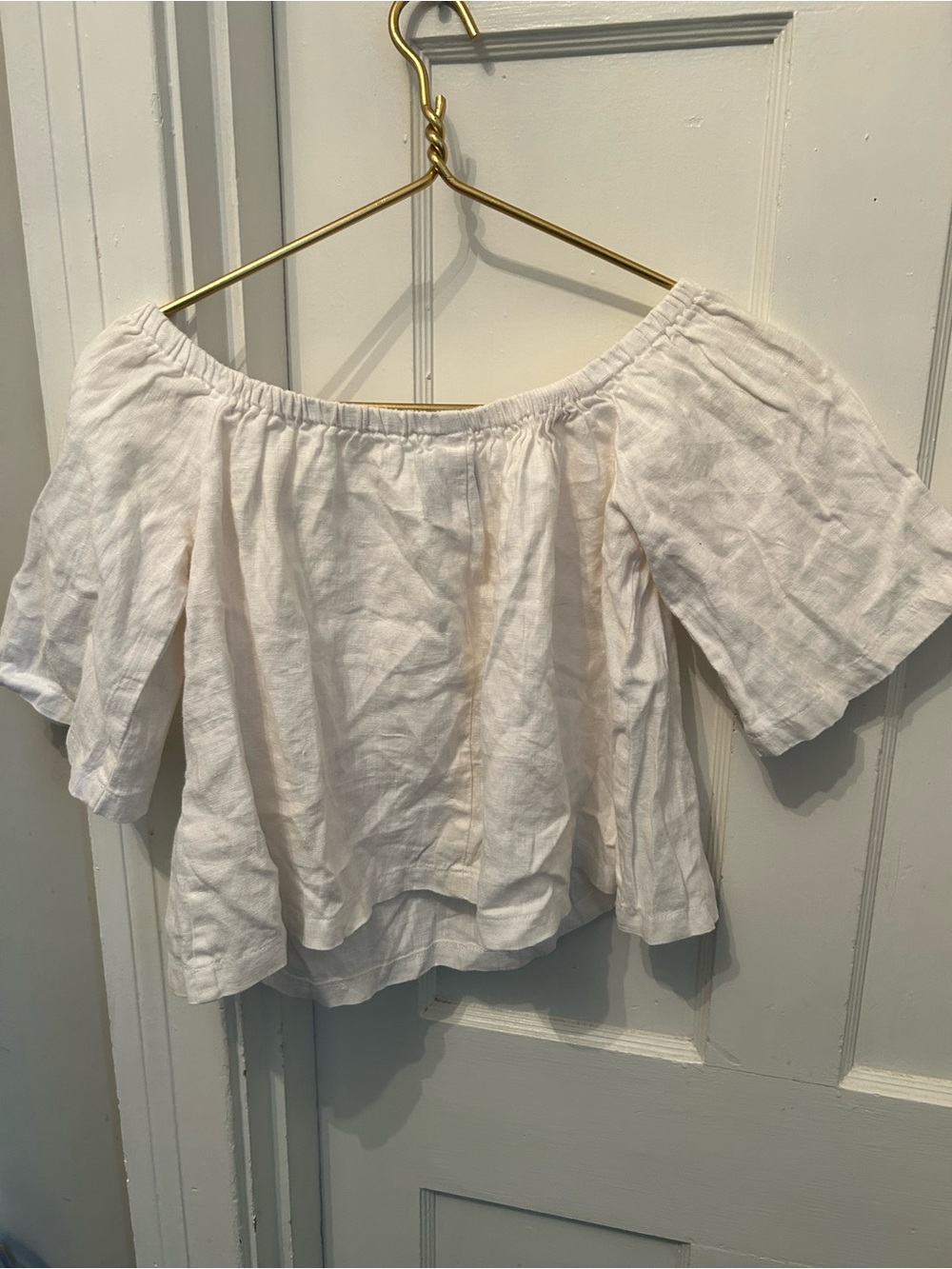 Reformation Off Shoulder linen top sz XS - Picture 5 of 5